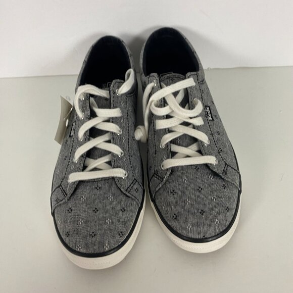 NWT Womens Keds Maven Chambray Diamond Shoes Sneakers Size 7.5 Black/Gray/White - Picture 5 of 13